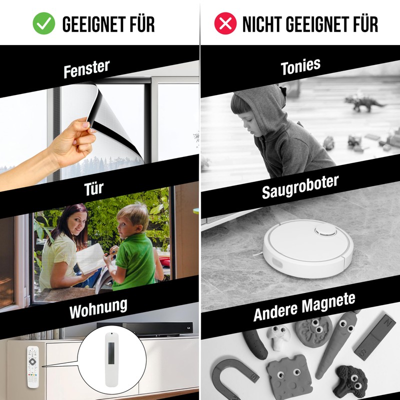 MYMIND MYMIND? Magnetband A+B Selbstklebend [Extra Stark] fr Fliegengitter &