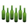 Unbranded Plastic Wine Bottles 12" Tall Green Empty Display Pack
