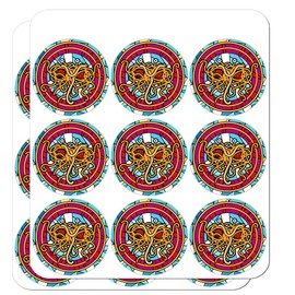 Flying Spaghetti Monster Stained Glass Planner Calendar Scrapbooking Crafting Stickers
