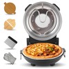 Pizza Maker Electric, 4-Min-Pizza in 1200W Pizza Oven, 31cm Refractory