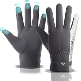 XDSP Waterproof Winter Gloves Touchscreen Reflective Gloves Men Waterproof Windproof Breathable Winter for Outdoor Fishing Running Cycling Driving Hiking Motorcycle