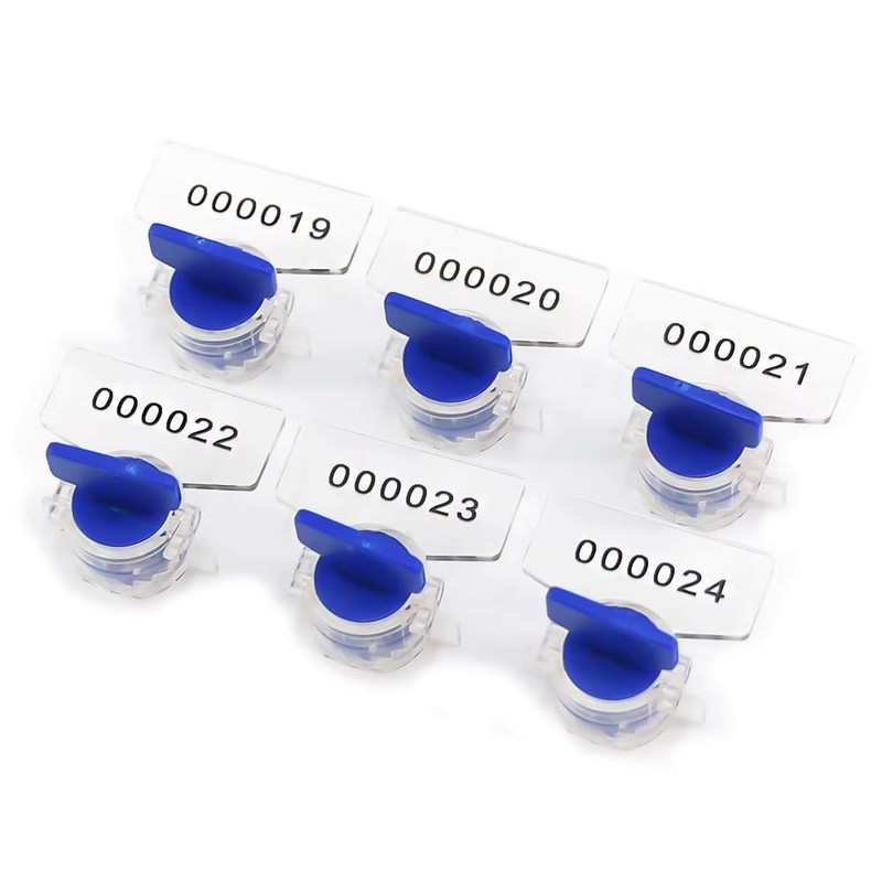 Leadseals(R) Anti-Tamper Twist Tight Roto Security Meter Seals High Electric