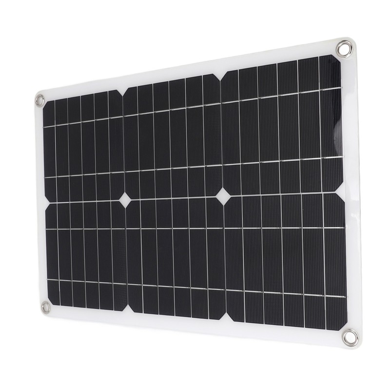 18V 20W Semi Flexible Solar Panel Monocrystalline High Efficiency Waterproof