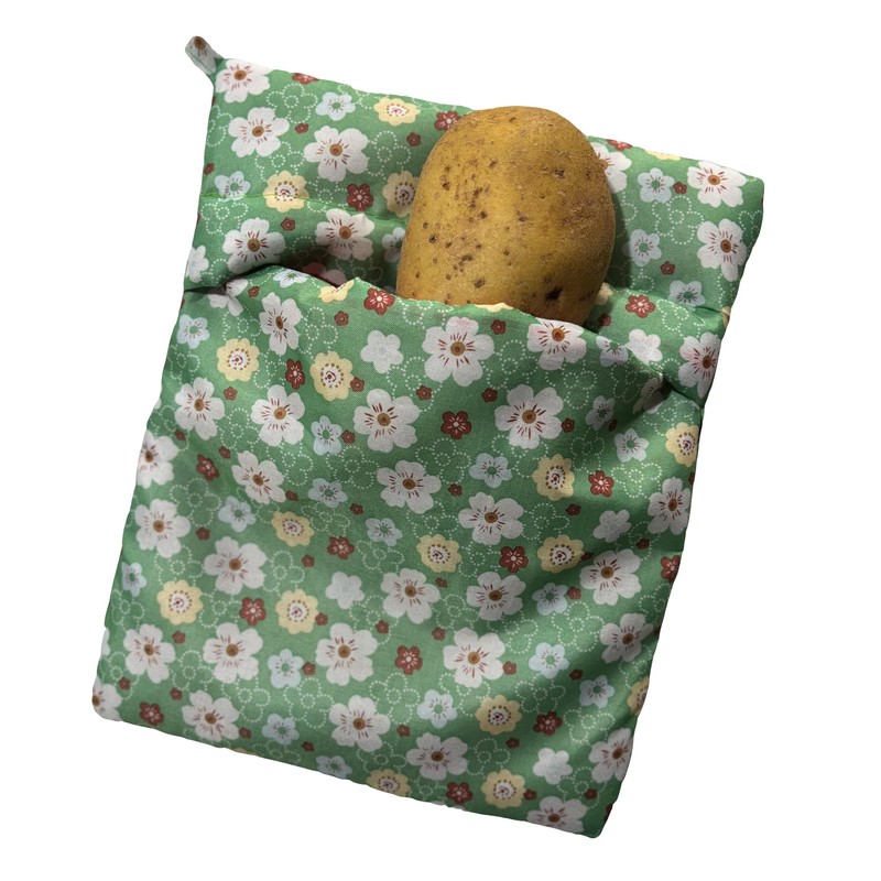 Microwave Potato Bag, Reusable Cooker Pouch for Steamed Potatoes, Corn,
