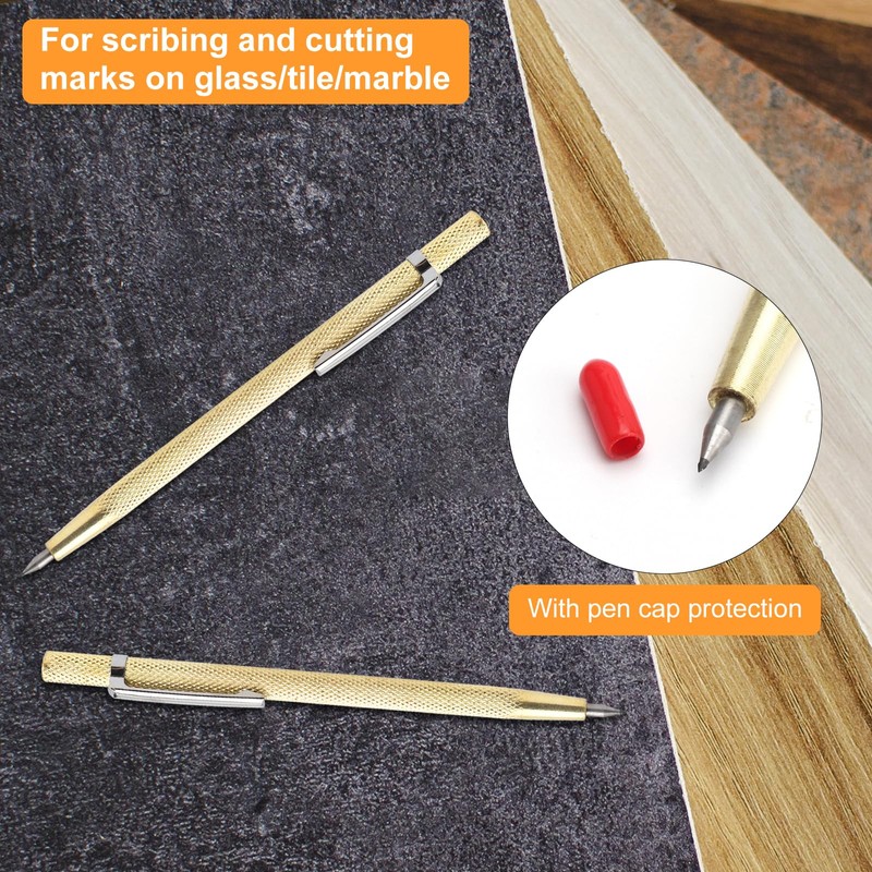 ZMDMAH Pack of 2 Automatic Spikes & 2 Scribing Needles,