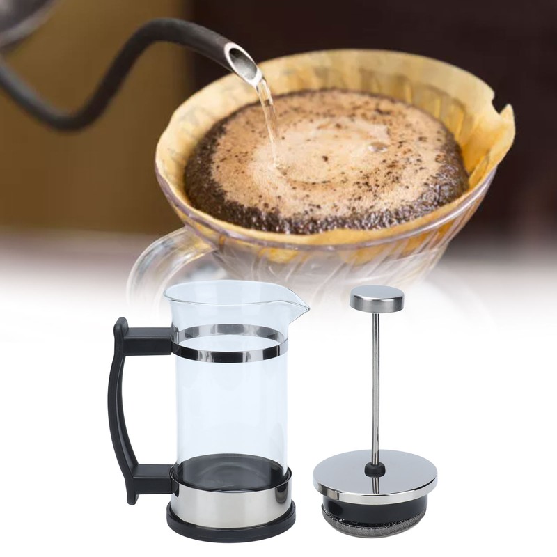 350ml Hand Brewing Coffee Press Pot Heat Resistant Coffee Tea