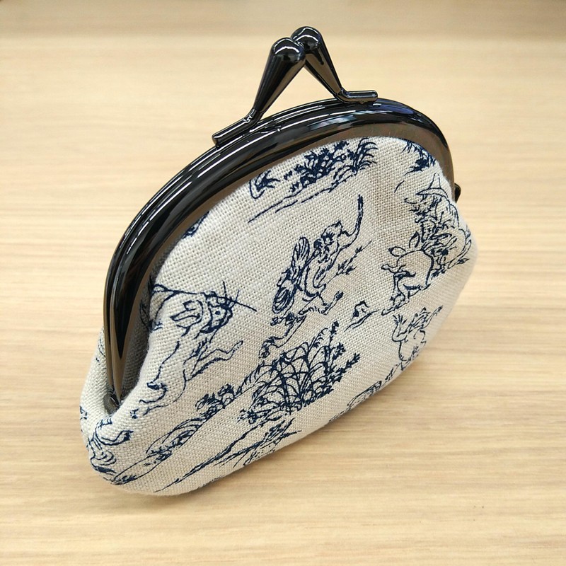 Maruzen, Made in Japan, Wallet, 3.3 Inches, Choju-Giga, White, 4.7