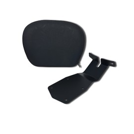 Cavalry - Black Rubber Motorcycle Sissy Bar Backrest for 07+ Harley Davidson Heritage/Deluxe/Fat Boy/Springer Softail (1 Count, 1 Pack)