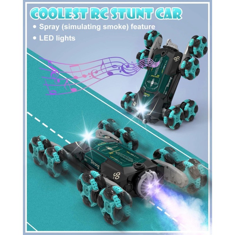 ATHLERIA 8WD Gesture Sensing Rc Stunt Car Toys for Boy