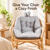 Rabbit Ear Seat and Back Cushion - Polyester Fabric with