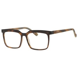 Calabria Esq 1553 Square Reading Glasses +6.00 Black Tortoise Havana Men Women