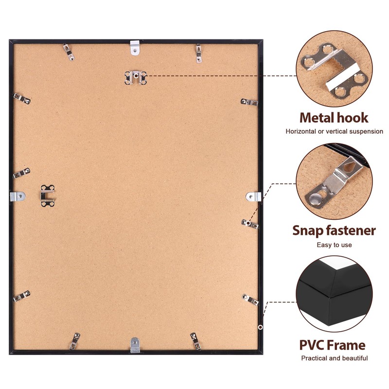 Fixwal 16x20 Picture Frame Set of 6 with Shatter Resistant