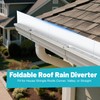 Chiligent 4 Pcs Gutter Valley Splash Guards, Aluminum Roofing Gutter