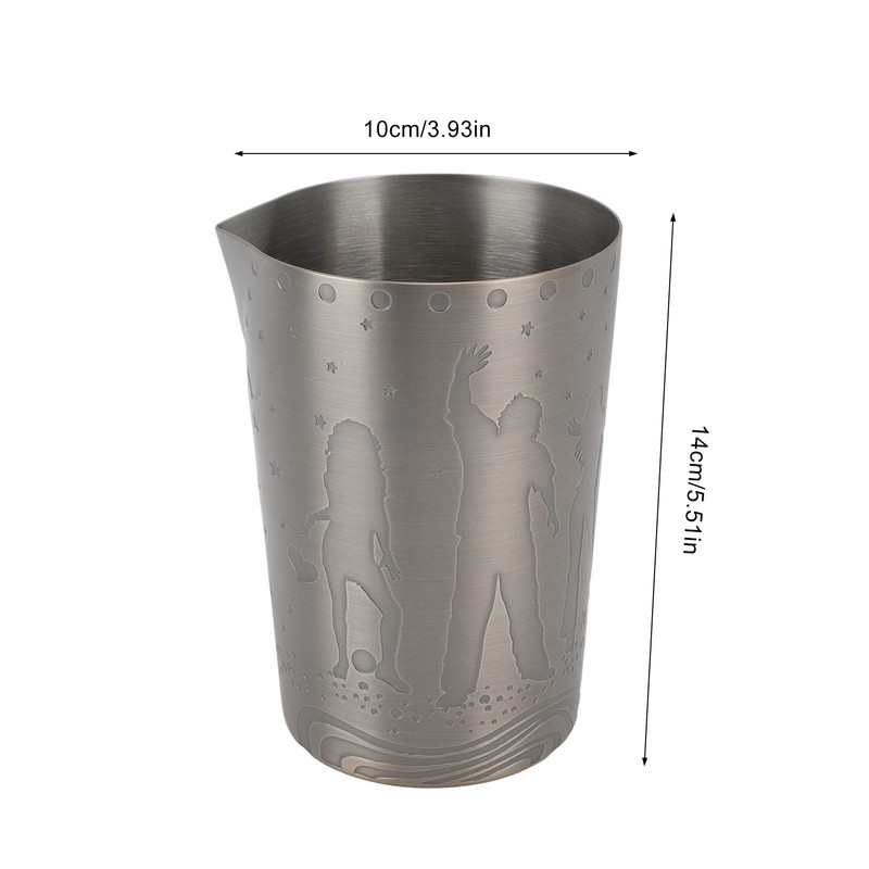 Milk Frothing Pitcher 304 Stainless Steel Rust Proof Multipurpose 840ml