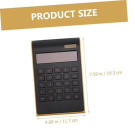 Operitacx Basic Calculator Solar Power Compact Portable Suitable for Boys and Girls Shops and Daily Calculations