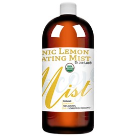 Dr Joe Lab Organic Lemon Mist For Skincare - USDA Certified - Hydrating - Moisturize Sensitive and Dry Skin - Pillow Relaxation - Lemon Essential Oil & Body Mist - (32 oz)