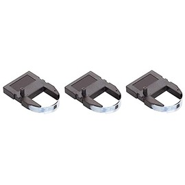 (3 Pack) Compatible Replacement Ribbon Cartridge for Pyramid 3500, 3500SS, 3700, 4000 Time Clocks, Black Ink, 4000R Compatible Replacement