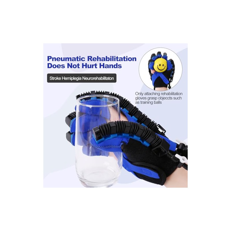 Rehability Robot Gloves Hemiplegia Hand Stroke Recovery Equipment, Hand Dysfunction