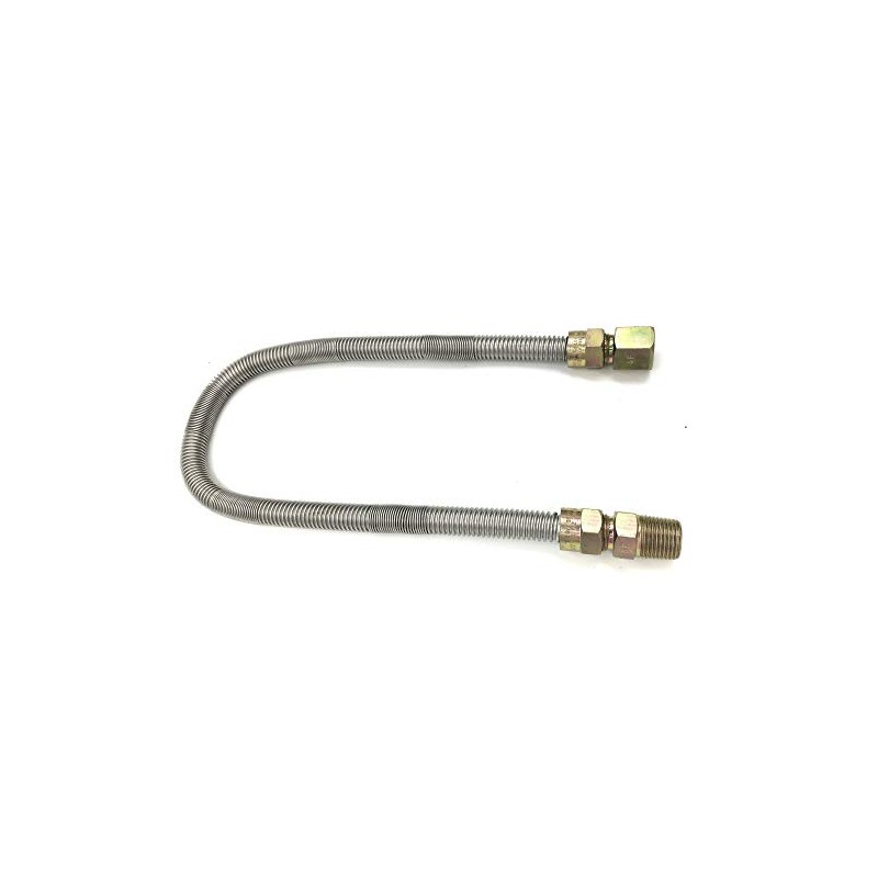 Dante Products 1/2" X 48" Whistle-Free Stainless Gas Connector Hose