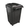 CHBcjq Heavy Duty Wheeled Plastic Garbage Can, 45 Gallon Capacity,