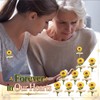 Misdary 100 Pcs Sunflower Funeral Memorial Pins for Guests Forever