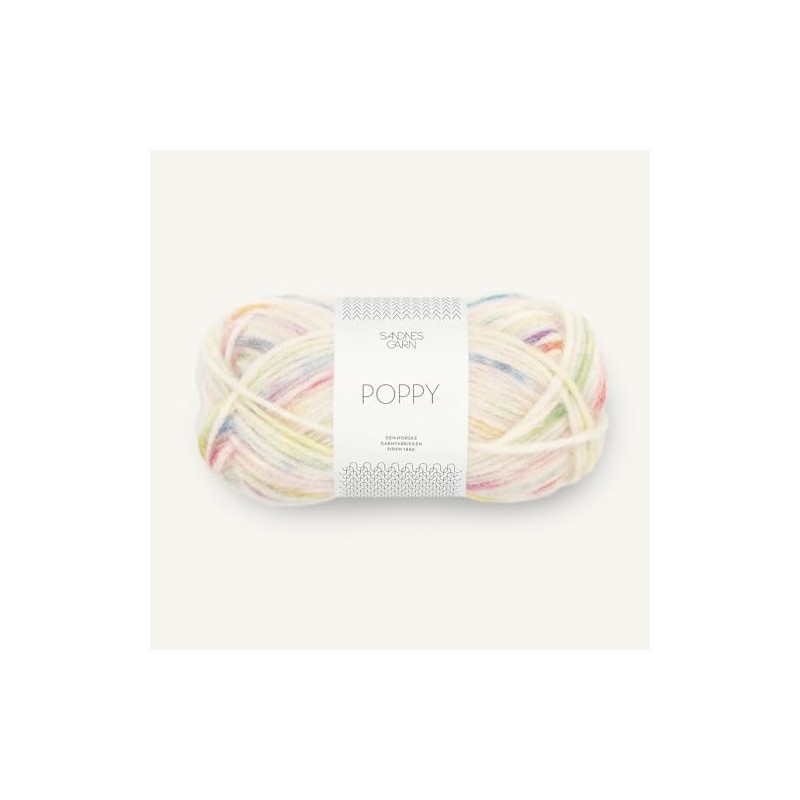SANDNES GARN Poppy – Colour: Tutti Frutti (1010) – 50