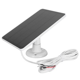 Solar Panel for Doorbell Camera, 10W Solar Panel Charger for Nest/Eufy Doorbell 2K Camera, Video Doorbell 2/3+, Doorbell 3/4 Plus, 9.8ft Charging Cable & 360° Adjustable Bracket