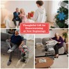 Faesun Swivel Side Table for Couch Arm, Height Adjustable C
