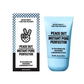 Peace Out- Peace Out Skincare Instant Pore Perfector, Prebase para la Piel que Difumina los Poros, Reduce el Enrojecimiento y Prolonga la Duración... 