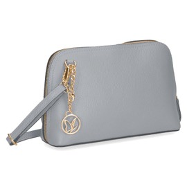 CAPRICE Women's Shoulder Bag with Zip Small, Lt.blue nappa