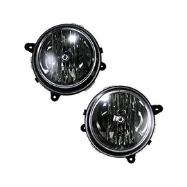 Marketplace Auto Parts Headlight Assembly Set of 2 - Compatible with 2007-2017 Jeep Patriot (without Automatic Leveling Headlights)