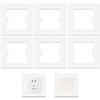 6PCS Light Switch Cover Plates, Finger Plates for Light Switches