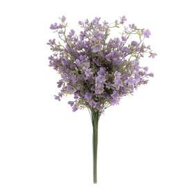 Grand Verde 29” Forget-Me-Not Artificial Flowers Faux Bouquet Long Stems for Tall Vase, DIY Crafts Home Decoration, Bulk 5pcs (Purple)