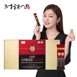 garden ginseng [Jeongwon Ginseng] 6-year-old Korean red ginseng extract 365 sticks, 1 box for 50 days, 50 packets of red ginseng sticks, holiday gift, 1 unit / [정원삼] 6년근 고려홍삼정 365스틱 50일분 1박스 홍삼스틱 명절선물 50포, 1개