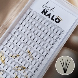 5D Pre Made Fans 0.10 D Curl Eyelash Extensions Short Stem (11mm)