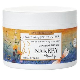 Nakery Beauty Limited Edition Lakeside Sunset SkinToning Body Butter | Crepe Smoothing + Repair | Infused with Niacinamide, Caffeine, Tri-Hyaluronic Acid