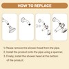 VitaPure Vita-100C aka SUF-100V Vitamin C Inline Shower Filter, Removing