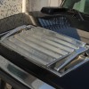 autopart2021 Silver Front Hood Deck Vent Panel Handle Cover Trim