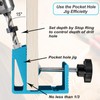 Pocket Hole Jig Kit with Drill Guide Joint Pocket Hole