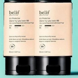 Anjumain Belif UV Protector Stand By You Basic BB Cream SPF50+ PA++++ 50ml 2pcs / 빌리프 UV 프로텍터 스탠바이유 베이직 비비크림 SPF50+ PA++++ 50ml 2개