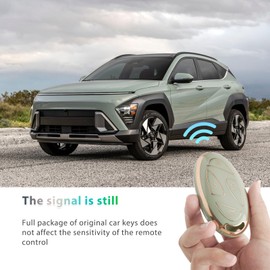 GAFAT Hyunda-i Tucson 2025 / Kona SX2 EV/ Ioniq 6/ ioniq 5/ Sante Fe 2024 2025 2026 Key Cover, Car Key Protection, Key Case, Key Cover, TPU Silica Gel (Green, 7 Buttons)