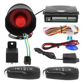 GRIRIW 1Set Car Alarm Security System Remote Starter Central Locking for Enhanced Vehicle Security Easy Installation Theft for All Vehicle Types