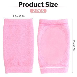 Aeaocvo 1 Pair Elbow Support Women, Elbow Moisturizing Sleeve, Sports Elbow Pads, Soft Gel Elbow Pads for Spa Moisturizing Dry Cracked Skin Care