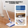 Qaestfy Baseboard Cleaner Tool with Handle, Wall Floor Mop with