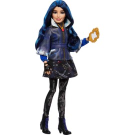 Mattel Descendants Evie Isle of The Lost Tenth Anniversary Fashion Doll with Removable Outfit, Accessory & Bendable Joints, Inspired by The Movies​​