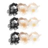 WOONEKY Floral Hair Accessories Set for Women 9pcs Elastic Hair