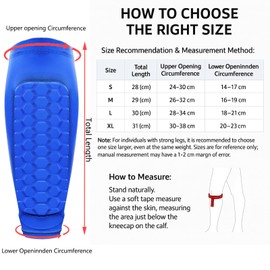 Children's Football Shin Pads, Breathable & Non-Slip Shin Pads, Men's Football Shin Pads, Shin Pads, Football Equipment, Children & Teenagers (L)