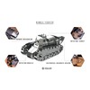 METAL-TIME Nimble Fighter Tank, Tank FT-17 Model, Metal FT-17 Tank