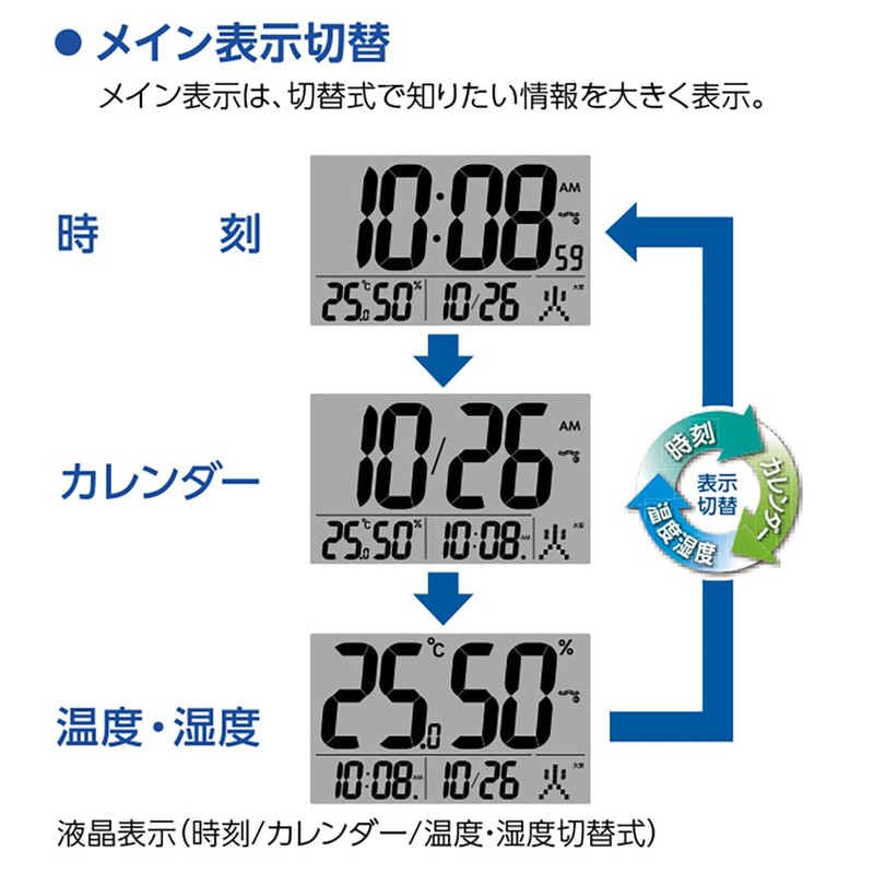 Seiko SQ320K Alarm Clock Digital Radio Black Metallic 84x132x46mm