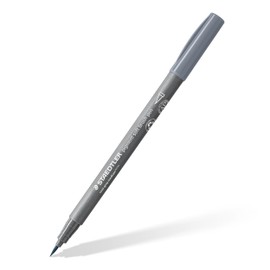 STAEDTLER 372-87 Pigment Arts Soft Brush Pen - Cool Grey Medium (Box of 10)